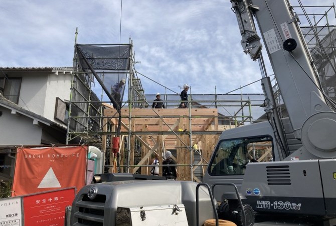川西市大和東2丁目　上棟編