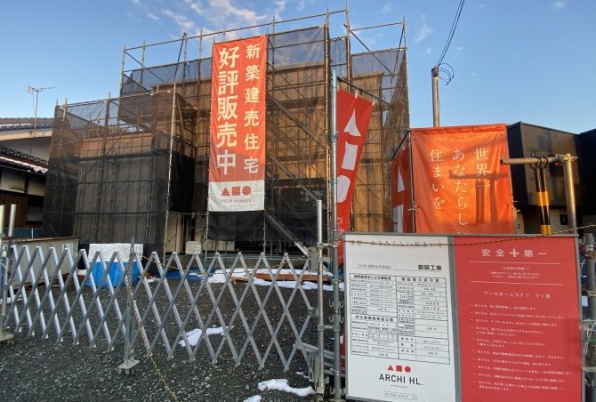 福知山市長田 建売 建築途中公開！