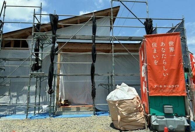 上棟終わりました！！