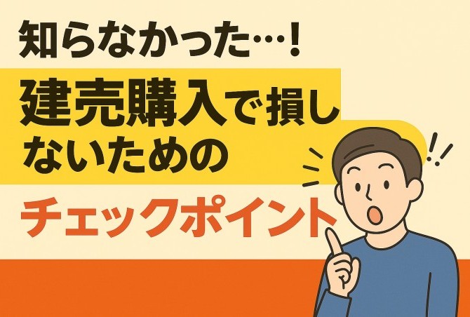 知らなかった…！建売購入で損しないためのチェックポイント7選【初めての人必見】