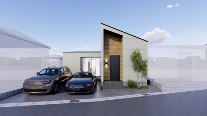 福知山市前田で平屋の建売建築中！！