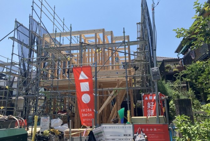 高槻市安岡寺町5丁目　上棟編