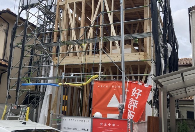 箕面市桜ケ丘3丁目　上棟編